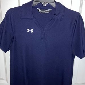 Under Armor navy polo uniforms 2 for sale